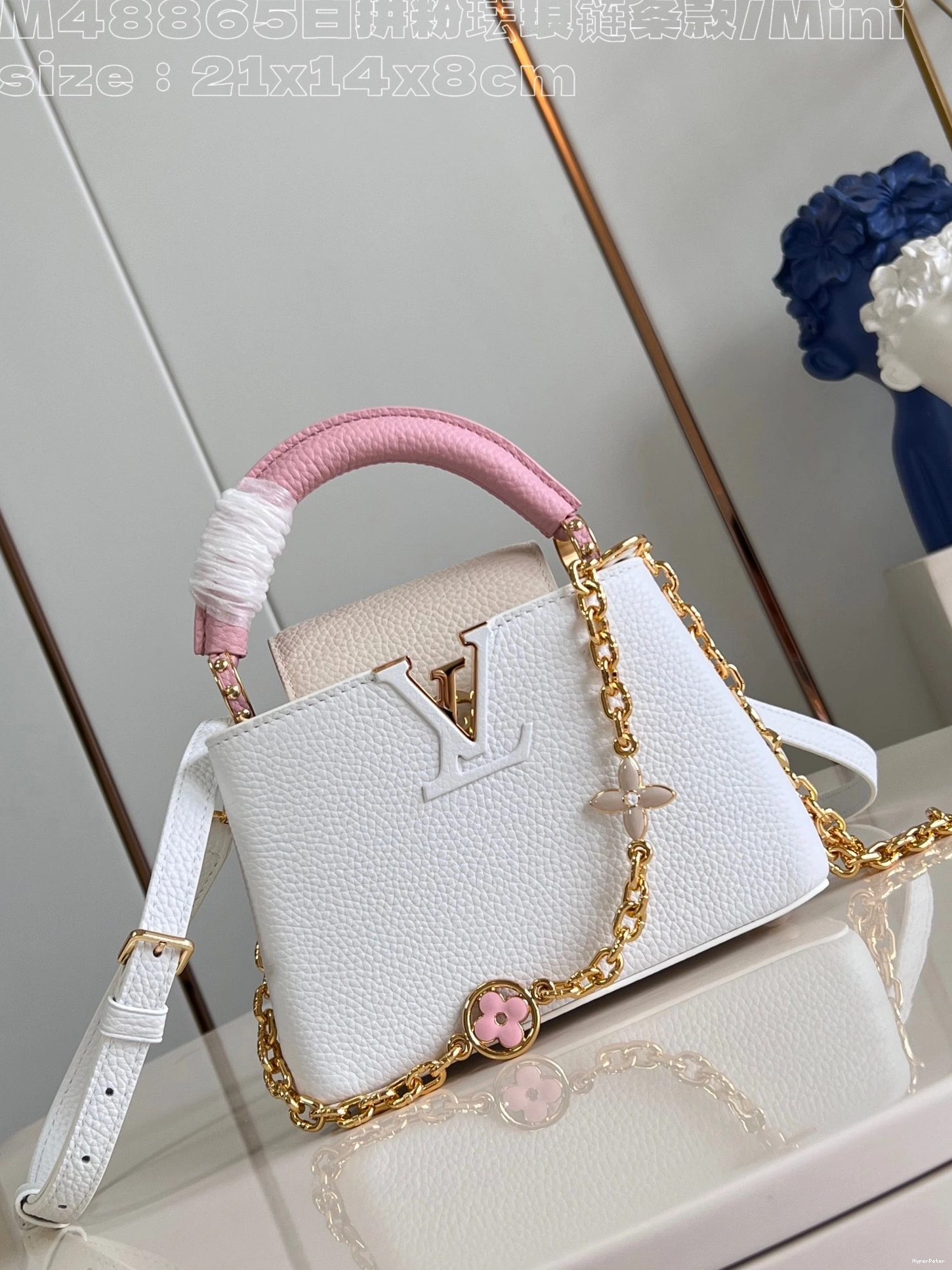 CAPUCINES VUITTON MINI-21*14*8CM LOUIS 0812